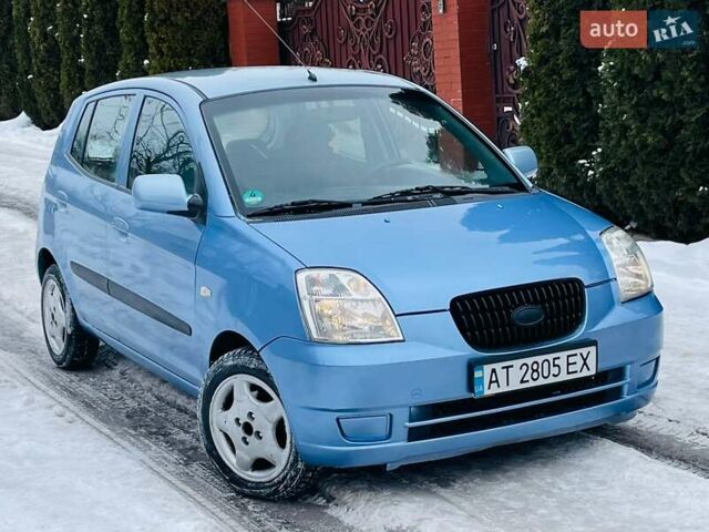 Синий Киа Пиканто, объемом двигателя 1.1 л и пробегом 190 тыс. км за 2450 $, фото 1 на Automoto.ua