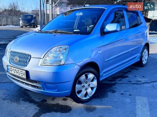 Синий Киа Пиканто, объемом двигателя 1.2 л и пробегом 126 тыс. км за 4400 $, фото 1 на Automoto.ua