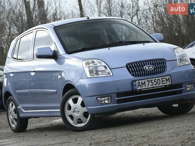 Синий Киа Пиканто, объемом двигателя 1.09 л и пробегом 135 тыс. км за 4999 $, фото 1 на Automoto.ua