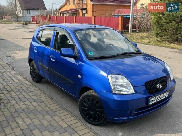 Синий Киа Пиканто, объемом двигателя 1 л и пробегом 105 тыс. км за 3950 $, фото 1 на Automoto.ua
