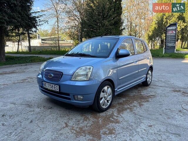 Синий Киа Пиканто, объемом двигателя 1.1 л и пробегом 153 тыс. км за 4000 $, фото 1 на Automoto.ua