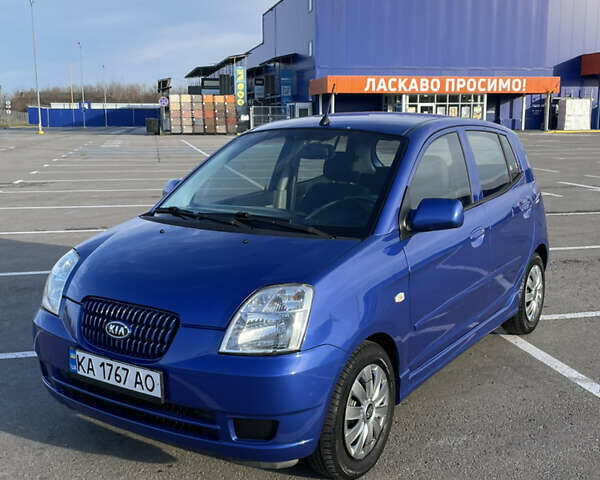 Синий Киа Пиканто, объемом двигателя 1.09 л и пробегом 190 тыс. км за 4800 $, фото 1 на Automoto.ua