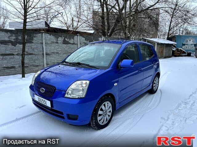 Синій Кіа Піканто, об'ємом двигуна 1.1 л та пробігом 191 тис. км за 4700 $, фото 1 на Automoto.ua