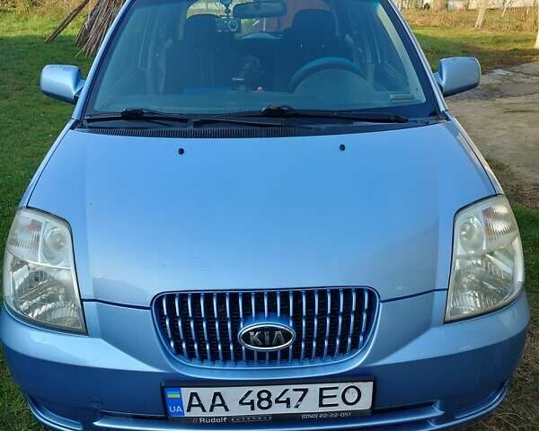 Синий Киа Пиканто, объемом двигателя 1.1 л и пробегом 190 тыс. км за 4900 $, фото 1 на Automoto.ua