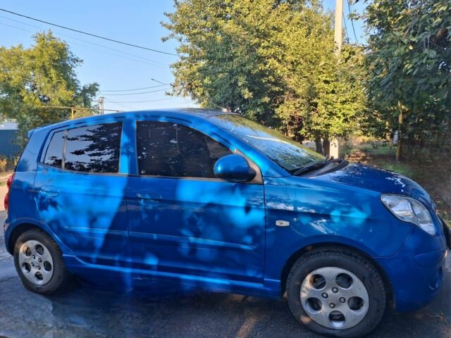 Синий Киа Пиканто, объемом двигателя 1 л и пробегом 166 тыс. км за 4498 $, фото 1 на Automoto.ua