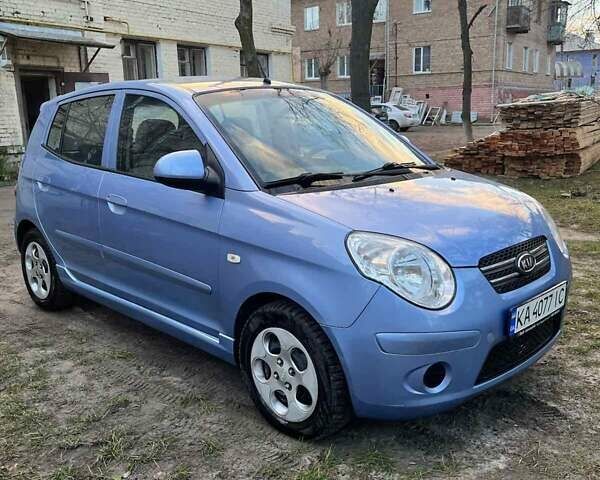 Синий Киа Пиканто, объемом двигателя 1.1 л и пробегом 144 тыс. км за 4999 $, фото 1 на Automoto.ua