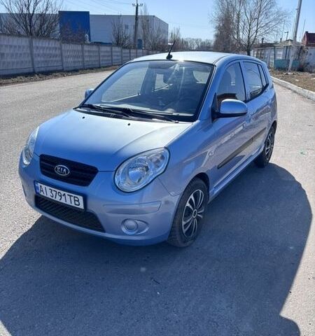 Синий Киа Пиканто, объемом двигателя 1.1 л и пробегом 82 тыс. км за 6200 $, фото 1 на Automoto.ua