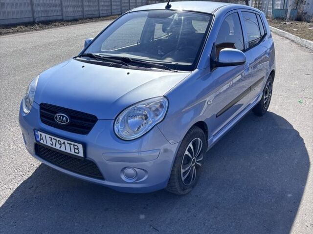 Синий Киа Пиканто, объемом двигателя 1.1 л и пробегом 82 тыс. км за 6200 $, фото 1 на Automoto.ua