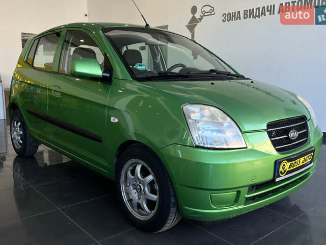 Зеленый Киа Пиканто, объемом двигателя 1.12 л и пробегом 106 тыс. км за 4000 $, фото 1 на Automoto.ua