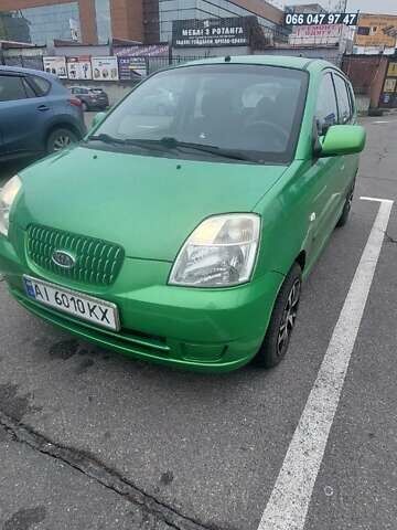 Зеленый Киа Пиканто, объемом двигателя 1.1 л и пробегом 129 тыс. км за 5200 $, фото 1 на Automoto.ua