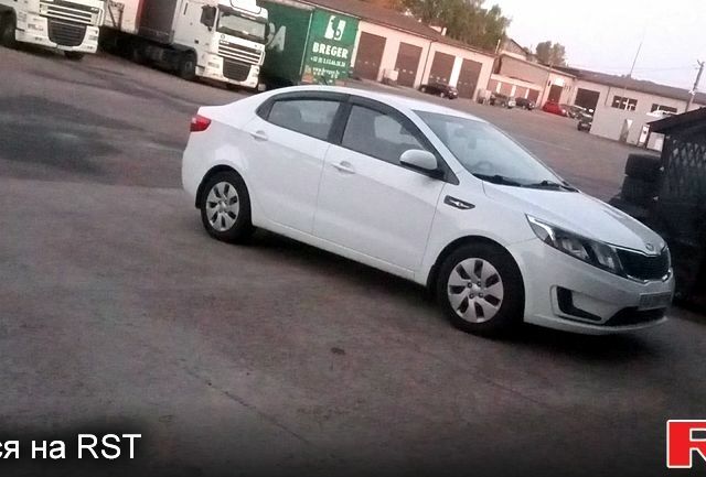 Белый Киа Рио, объемом двигателя 1.4 л и пробегом 81 тыс. км за 8999 $, фото 1 на Automoto.ua