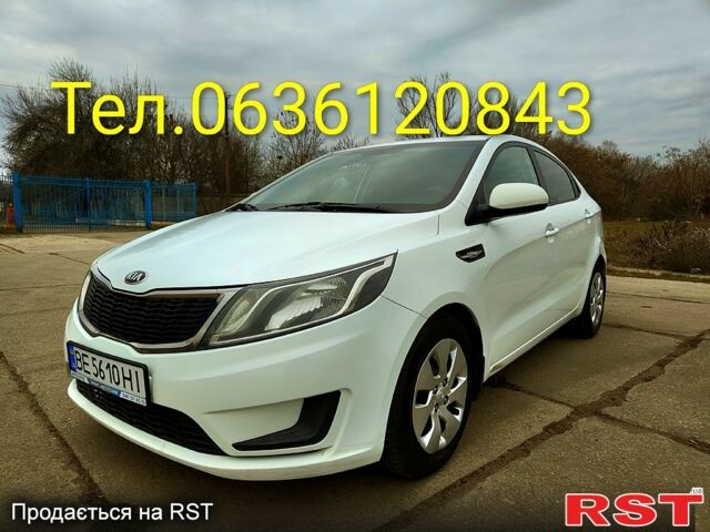 Белый Киа Рио, объемом двигателя 1.4 л и пробегом 155 тыс. км за 8300 $, фото 1 на Automoto.ua