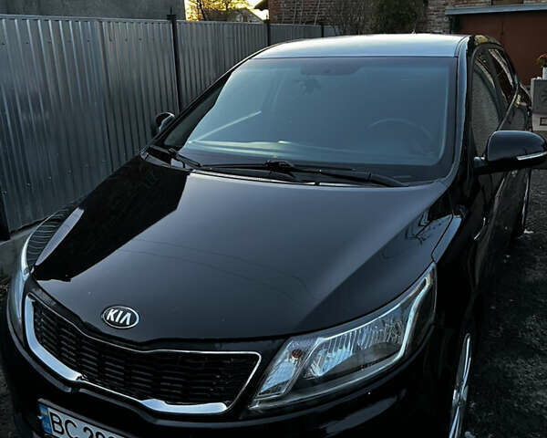 Черный Киа Рио, объемом двигателя 1.6 л и пробегом 162 тыс. км за 7000 $, фото 1 на Automoto.ua
