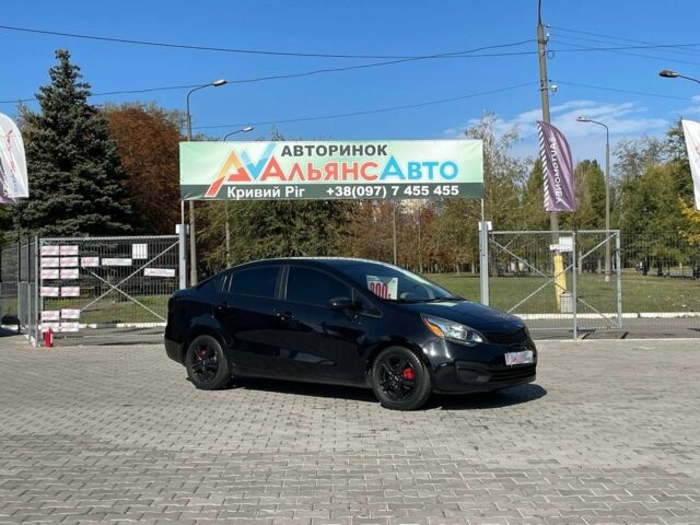 Черный Киа Рио, объемом двигателя 1.6 л и пробегом 220 тыс. км за 5500 $, фото 1 на Automoto.ua
