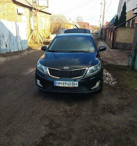 Черный Киа Рио, объемом двигателя 1.6 л и пробегом 200 тыс. км за 6500 $, фото 1 на Automoto.ua