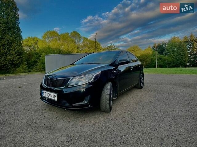 Черный Киа Рио, объемом двигателя 1.4 л и пробегом 95 тыс. км за 7299 $, фото 1 на Automoto.ua
