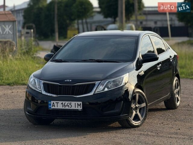 Черный Киа Рио, объемом двигателя 1.4 л и пробегом 99 тыс. км за 7750 $, фото 1 на Automoto.ua