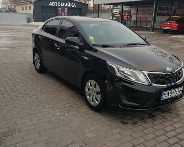Черный Киа Рио, объемом двигателя 1.4 л и пробегом 140 тыс. км за 6300 $, фото 1 на Automoto.ua