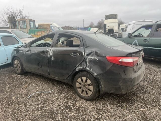 Черный Киа Рио, объемом двигателя 1.4 л и пробегом 120 тыс. км за 3000 $, фото 1 на Automoto.ua