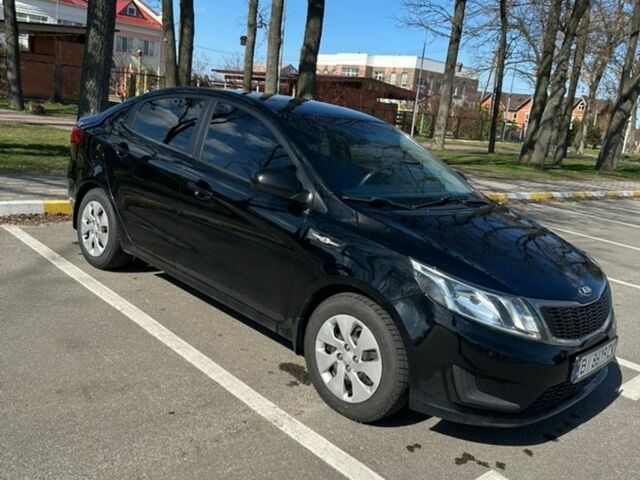 Черный Киа Рио, объемом двигателя 1.4 л и пробегом 139 тыс. км за 9500 $, фото 1 на Automoto.ua