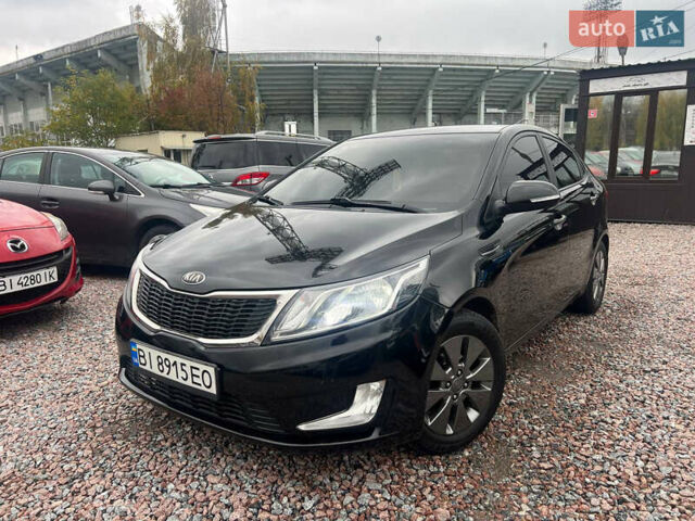 Черный Киа Рио, объемом двигателя 1.6 л и пробегом 170 тыс. км за 7999 $, фото 1 на Automoto.ua