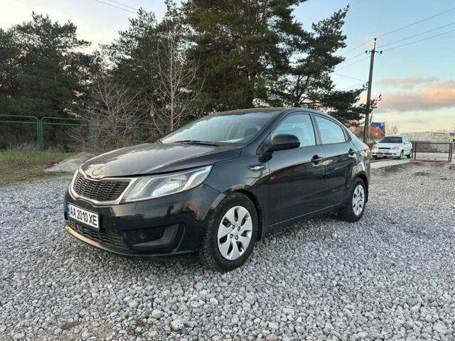 Черный Киа Рио, объемом двигателя 1.4 л и пробегом 199 тыс. км за 5500 $, фото 1 на Automoto.ua