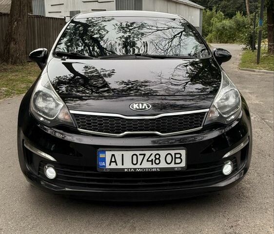 Черный Киа Рио, объемом двигателя 1.4 л и пробегом 180 тыс. км за 7200 $, фото 1 на Automoto.ua