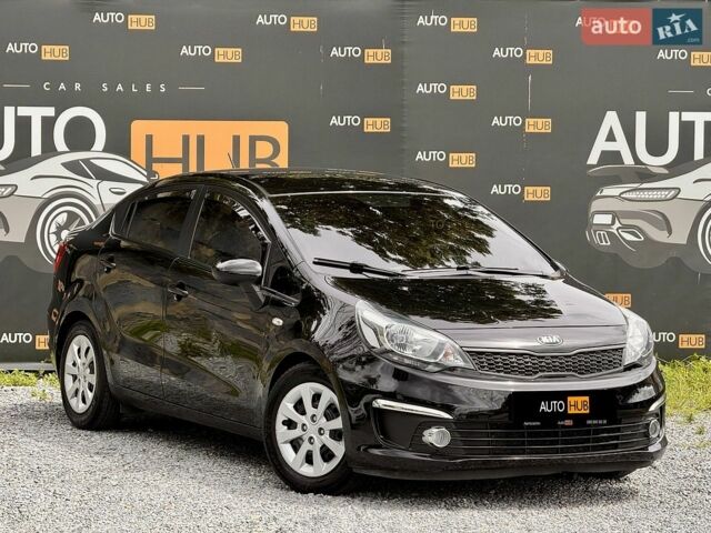 Черный Киа Рио, объемом двигателя 1.25 л и пробегом 100 тыс. км за 8600 $, фото 1 на Automoto.ua