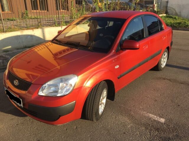 Красный Киа Рио, объемом двигателя 1.4 л и пробегом 116 тыс. км за 5800 $, фото 1 на Automoto.ua