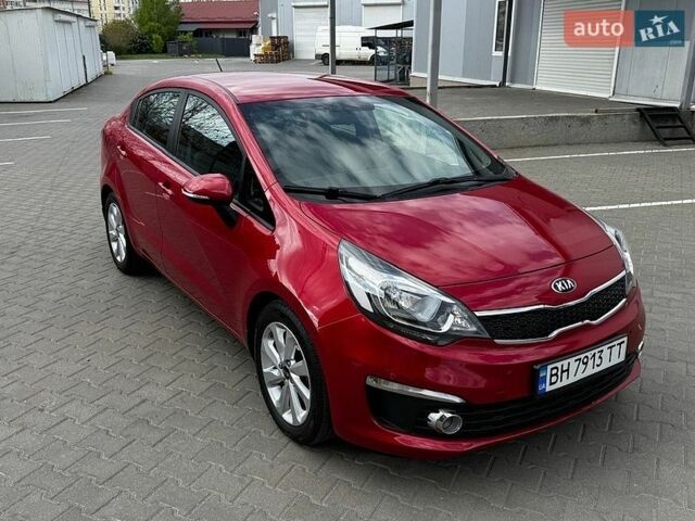 Красный Киа Рио, объемом двигателя 1.4 л и пробегом 84 тыс. км за 12900 $, фото 1 на Automoto.ua