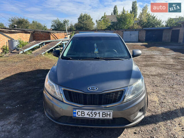 Серый Киа Рио, объемом двигателя 1.4 л и пробегом 277 тыс. км за 6200 $, фото 1 на Automoto.ua