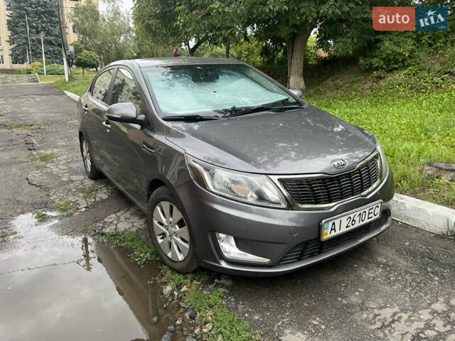 Серый Киа Рио, объемом двигателя 1.6 л и пробегом 115 тыс. км за 8200 $, фото 1 на Automoto.ua