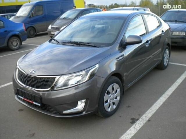 Серый Киа Рио, объемом двигателя 1.4 л и пробегом 75 тыс. км за 10400 $, фото 1 на Automoto.ua