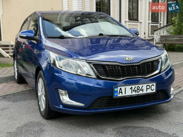 Синий Киа Рио, объемом двигателя 1.59 л и пробегом 92 тыс. км за 9800 $, фото 1 на Automoto.ua