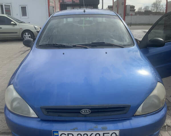 Синий Киа Рио, объемом двигателя 1.34 л и пробегом 445 тыс. км за 1800 $, фото 1 на Automoto.ua
