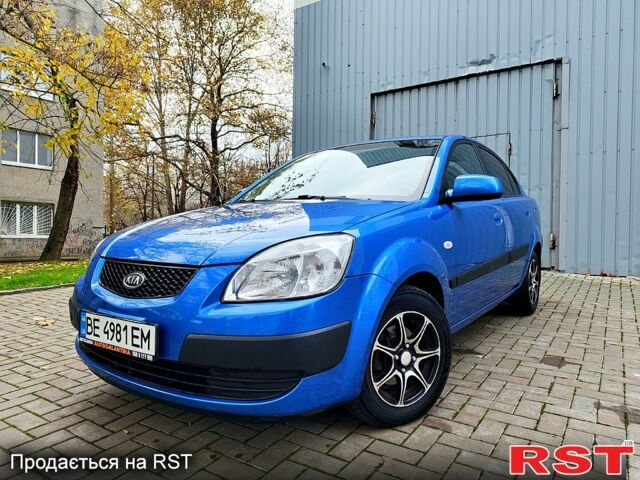 Синий Киа Рио, объемом двигателя 1.4 л и пробегом 149 тыс. км за 5800 $, фото 1 на Automoto.ua