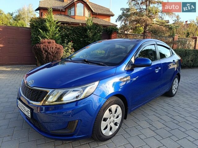 Синий Киа Рио, объемом двигателя 1.4 л и пробегом 138 тыс. км за 8300 $, фото 1 на Automoto.ua