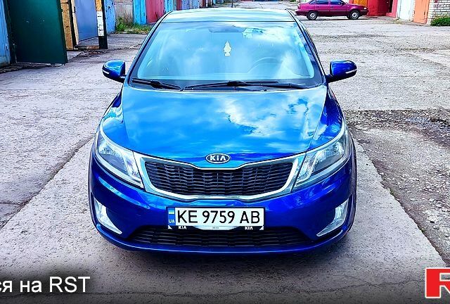 Синий Киа Рио, объемом двигателя 1.6 л и пробегом 158 тыс. км за 8700 $, фото 1 на Automoto.ua