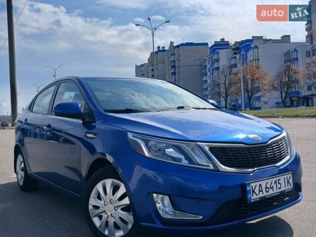 Синий Киа Рио, объемом двигателя 1.4 л и пробегом 191 тыс. км за 7500 $, фото 1 на Automoto.ua