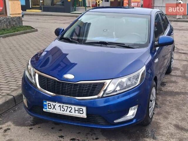 Синий Киа Рио, объемом двигателя 1.4 л и пробегом 213 тыс. км за 7400 $, фото 1 на Automoto.ua