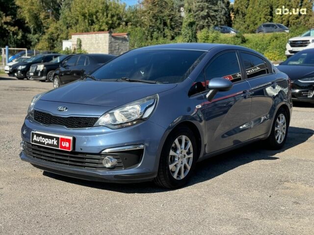 Синий Киа Рио, объемом двигателя 1.4 л и пробегом 101 тыс. км за 11190 $, фото 1 на Automoto.ua
