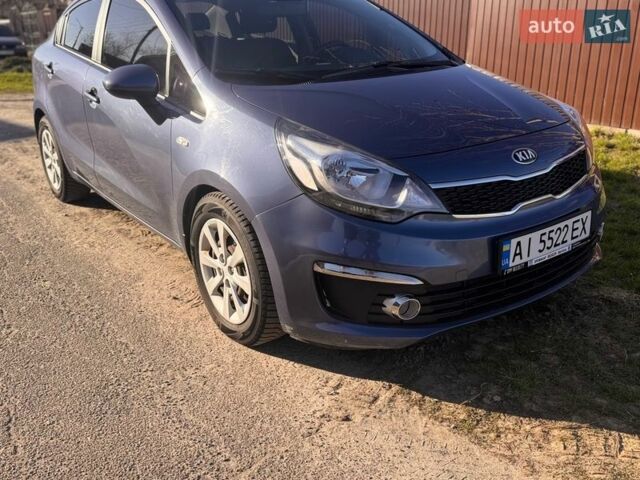 Синий Киа Рио, объемом двигателя 1.4 л и пробегом 81 тыс. км за 9800 $, фото 1 на Automoto.ua