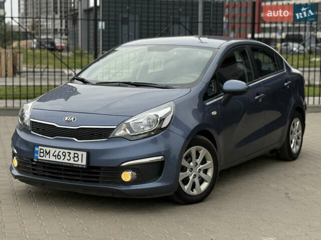 Синий Киа Рио, объемом двигателя 1.37 л и пробегом 89 тыс. км за 8300 $, фото 1 на Automoto.ua