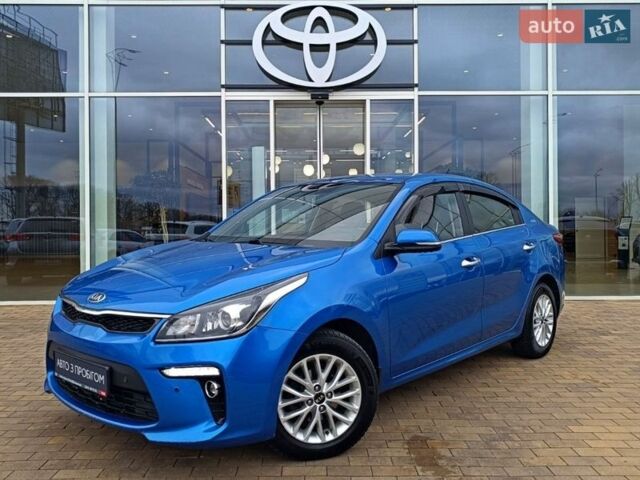Синий Киа Рио, объемом двигателя 1.59 л и пробегом 106 тыс. км за 13777 $, фото 1 на Automoto.ua