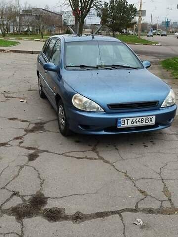 Синий Киа Рио, объемом двигателя 1.49 л и пробегом 188 тыс. км за 3000 $, фото 1 на Automoto.ua