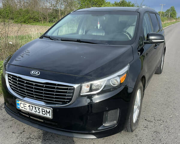 Черный Киа Седона, объемом двигателя 3.34 л и пробегом 191 тыс. км за 13500 $, фото 1 на Automoto.ua