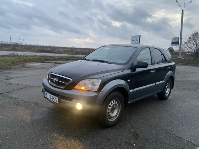 Черный Киа Соренто, объемом двигателя 2.5 л и пробегом 250 тыс. км за 4150 $, фото 1 на Automoto.ua