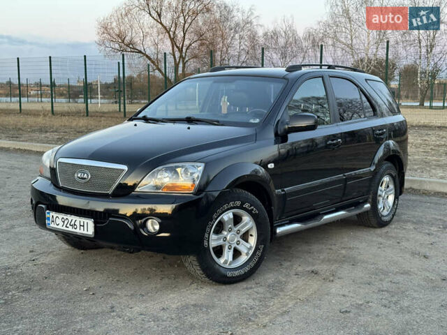 Черный Киа Соренто, объемом двигателя 2.5 л и пробегом 220 тыс. км за 8700 $, фото 1 на Automoto.ua