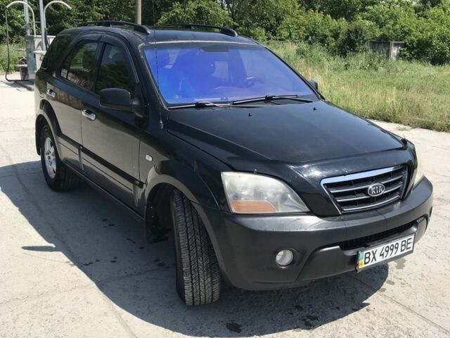 Черный Киа Соренто, объемом двигателя 2.5 л и пробегом 279 тыс. км за 5300 $, фото 1 на Automoto.ua