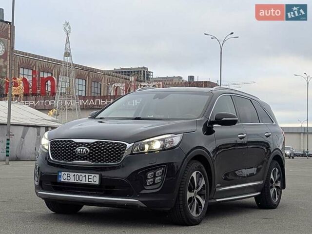 Черный Киа Соренто, объемом двигателя 2.2 л и пробегом 165 тыс. км за 21000 $, фото 1 на Automoto.ua